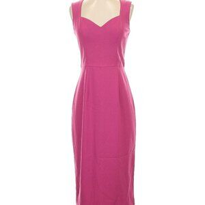 Nwt Dress the Population Elle Sweetheart Bodycon Midi Dress Pink Size Medium
